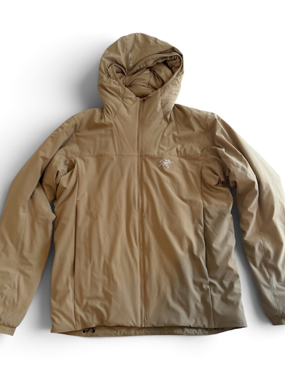 Arc'teryx Men’s Hooded Performance Jacket - Tan - Picture 2 of 2